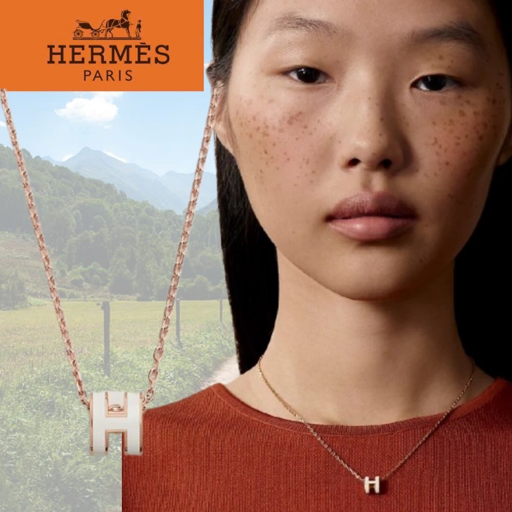 【エレガント】HERMES pendentif mini pop h ペンダント