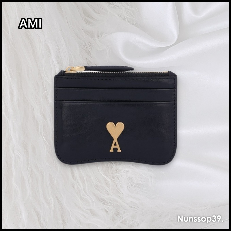 《AMI》 PARIS ZIP CARD HOLDER