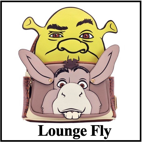 ☆Loungefly☆Shrek and Donkey Cosplay Mini Backpack