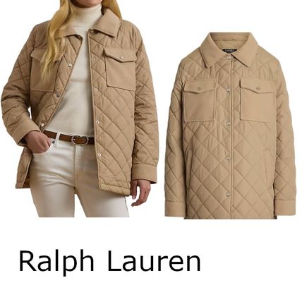 RALPH LAUREN ラルフローレン 襟裏ボアフリース切替 ベルト