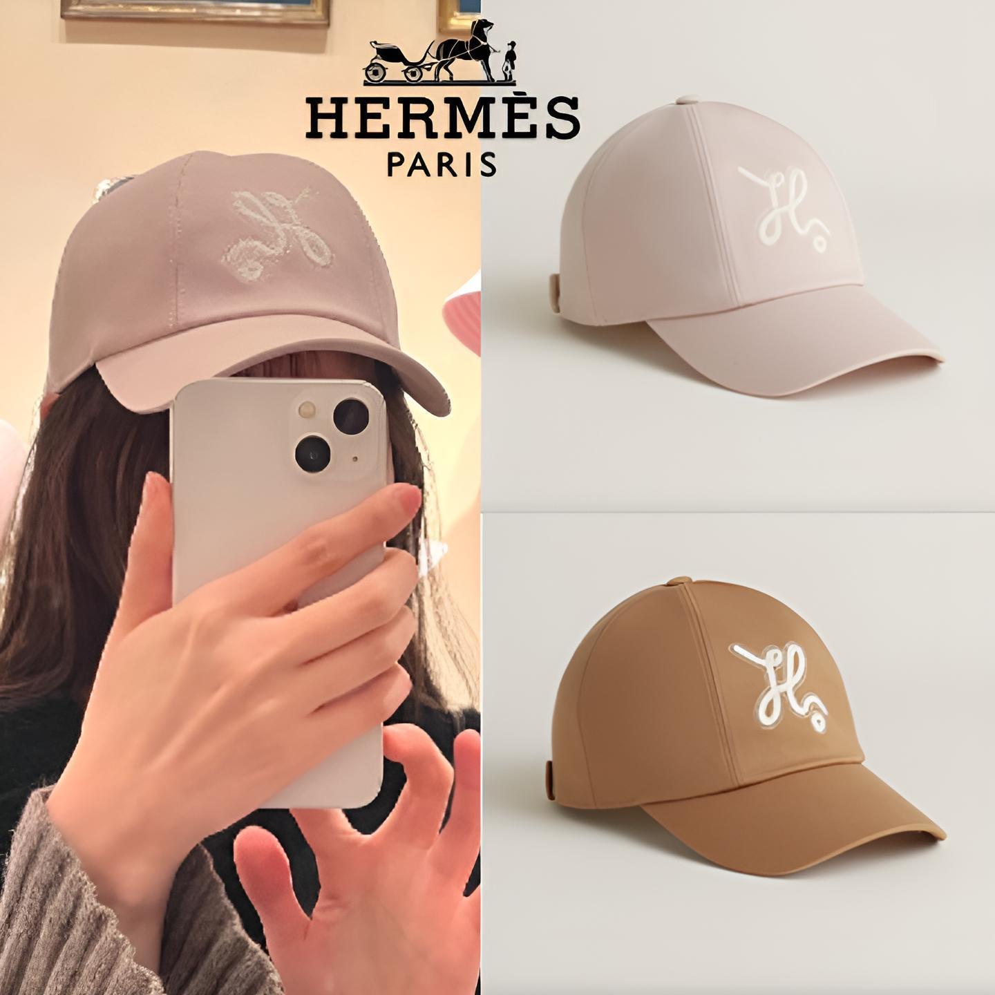 シンプルでもお洒落【HERMES】《セレナ・ノーティック》キャップ