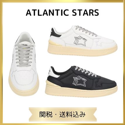 送料関税無料 Atlantic STARS メンズ ローカット スニーカー 白 ホワイト(白)系 24cm Atlantic STARS(アトランティック
