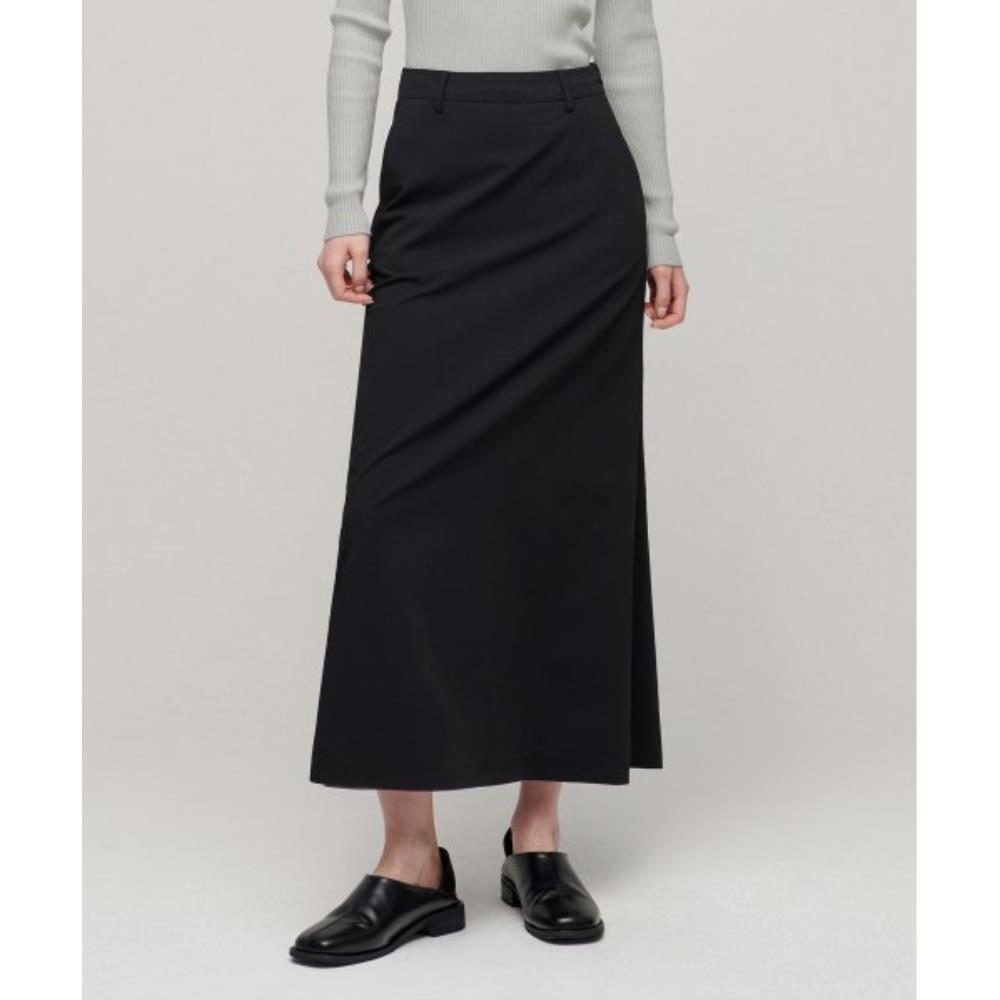 スカート musinsastandardwoman Women's Maxi Skirt Black MWBKS705-BK