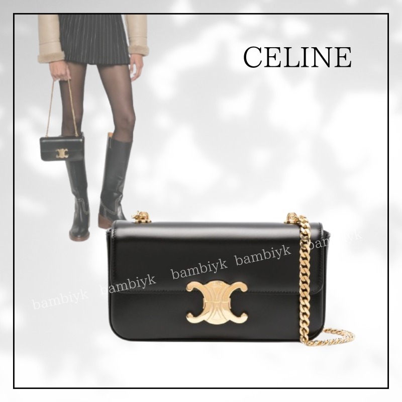 国内配送/関税込【CELINE】チェーン ショルダーバッグ クロード