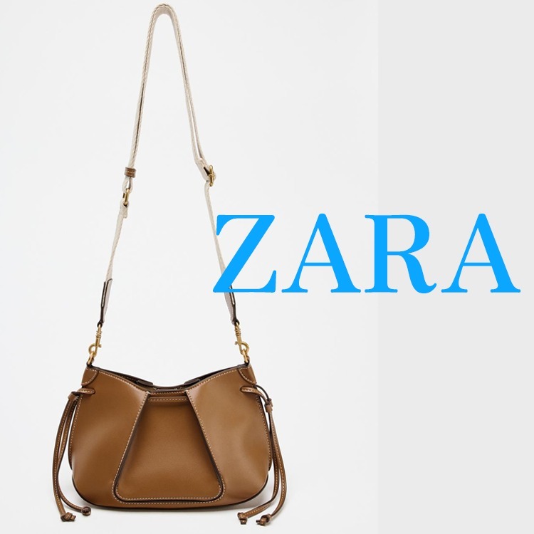 【ZARA】プリーツミニバッグ 6527/510/709