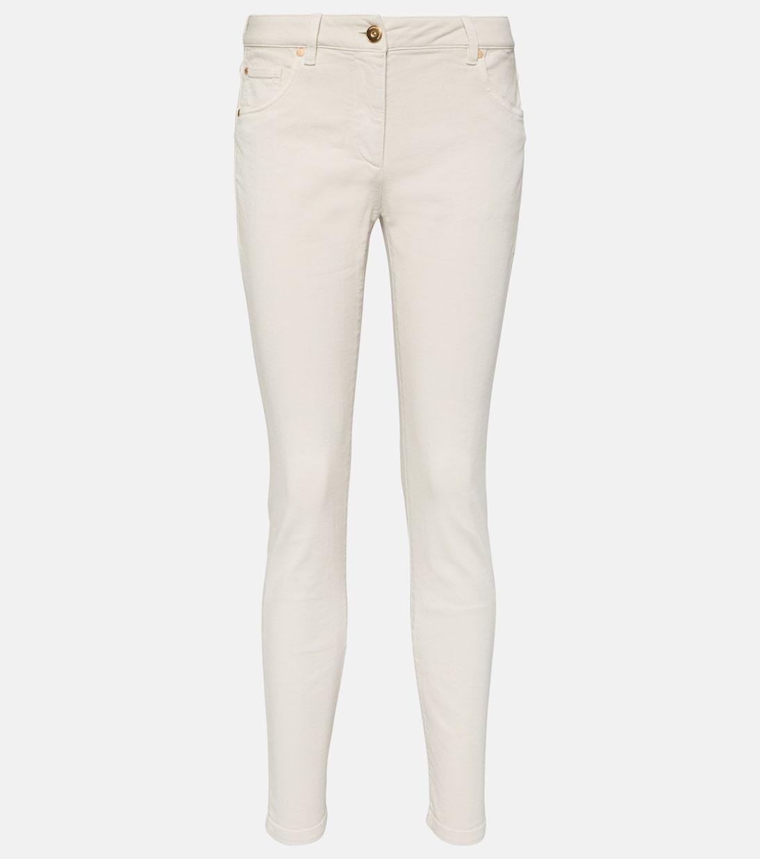 【Brunello Cucinelli】 Mid-riseスリムジーンズ