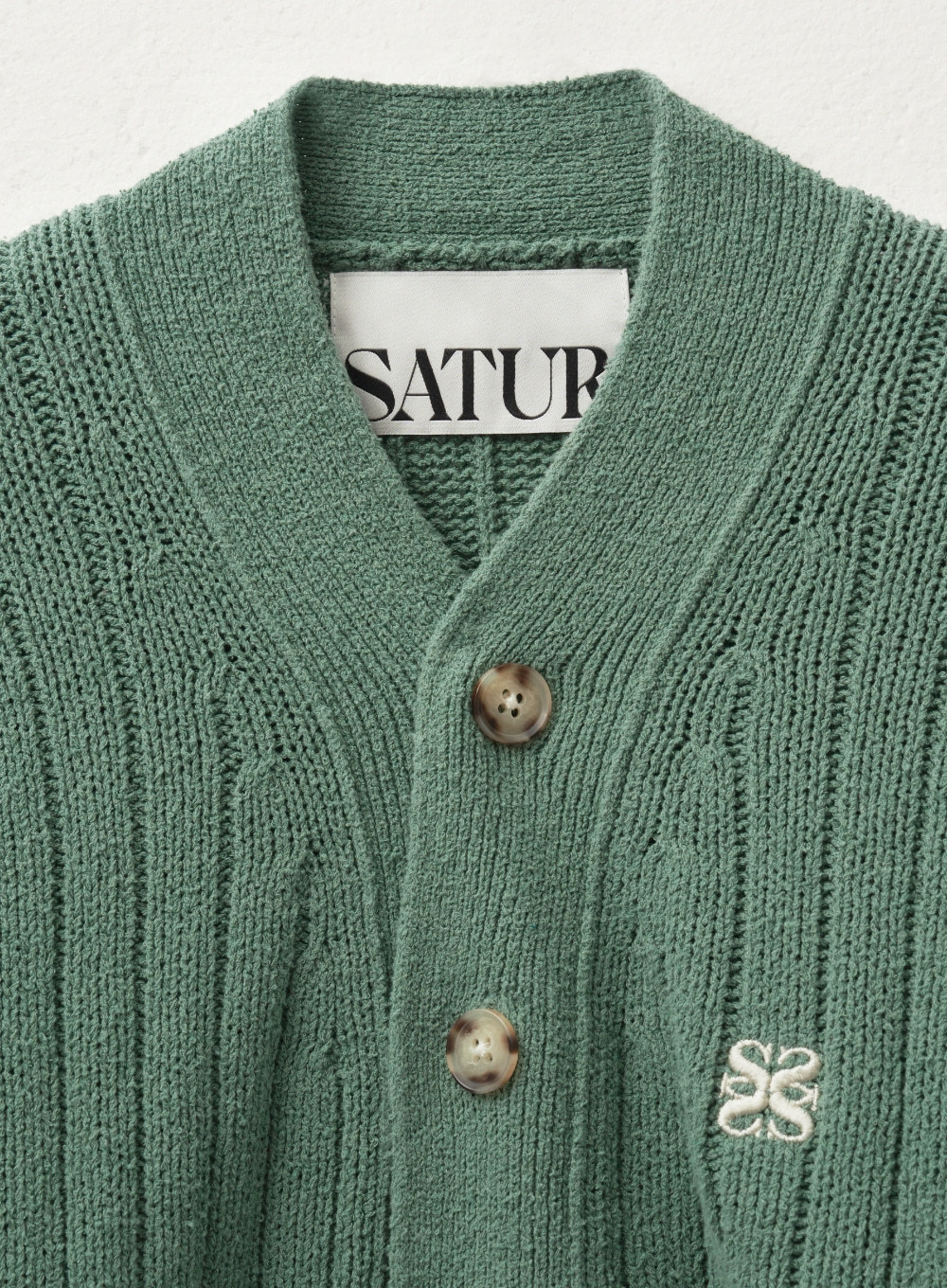 【SATUR】25SS/人気/男女兼用★Faro Over Size Boucle Cardigan