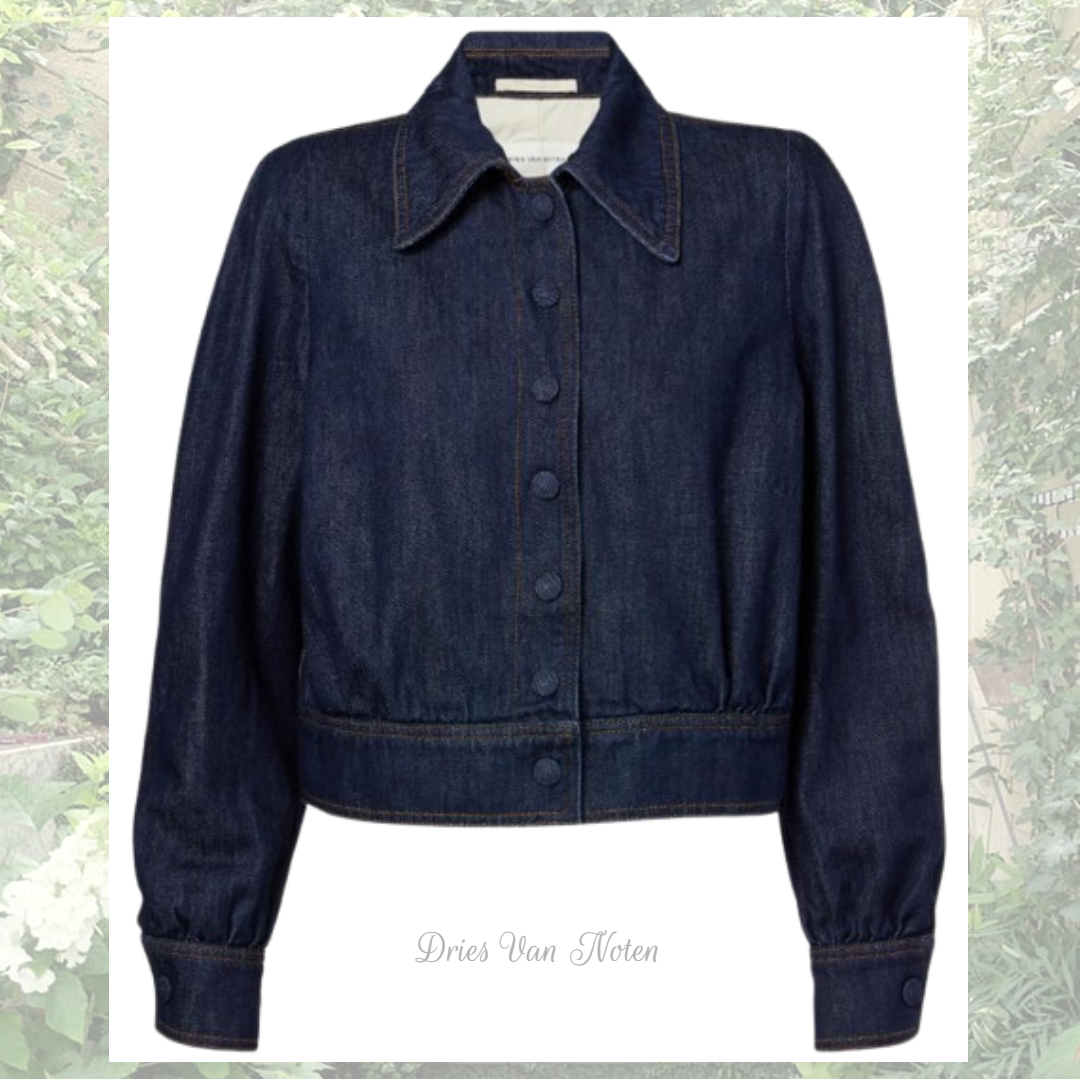 ☆DRIES VAN NOTEN☆ クロップド丈フェミニンデニムジャケット♪