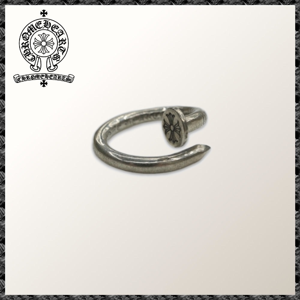 ◆CHROME HEARTS◆フラットヘッド ネイルリング NAIL RING 指輪