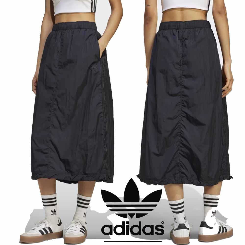 正品 adidas(アディダス) nylon midi skirt ナイロンスカート
