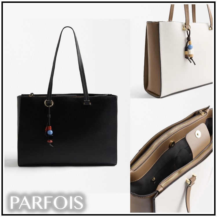 PARFOIS☆クロスボディストラップ付き13インチPCバッグ