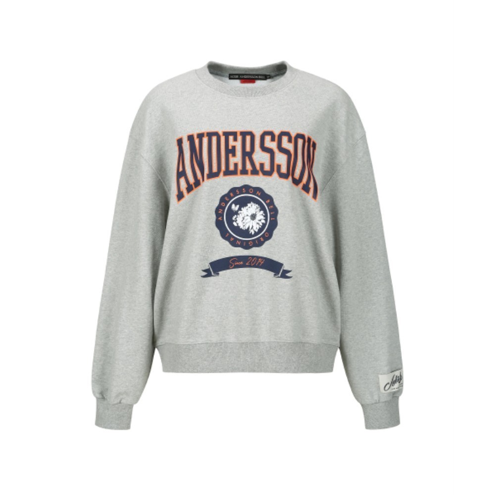 ★ANDERSSON BELL★ ADSB College Logo Sweatshirt atb1301wMGRE