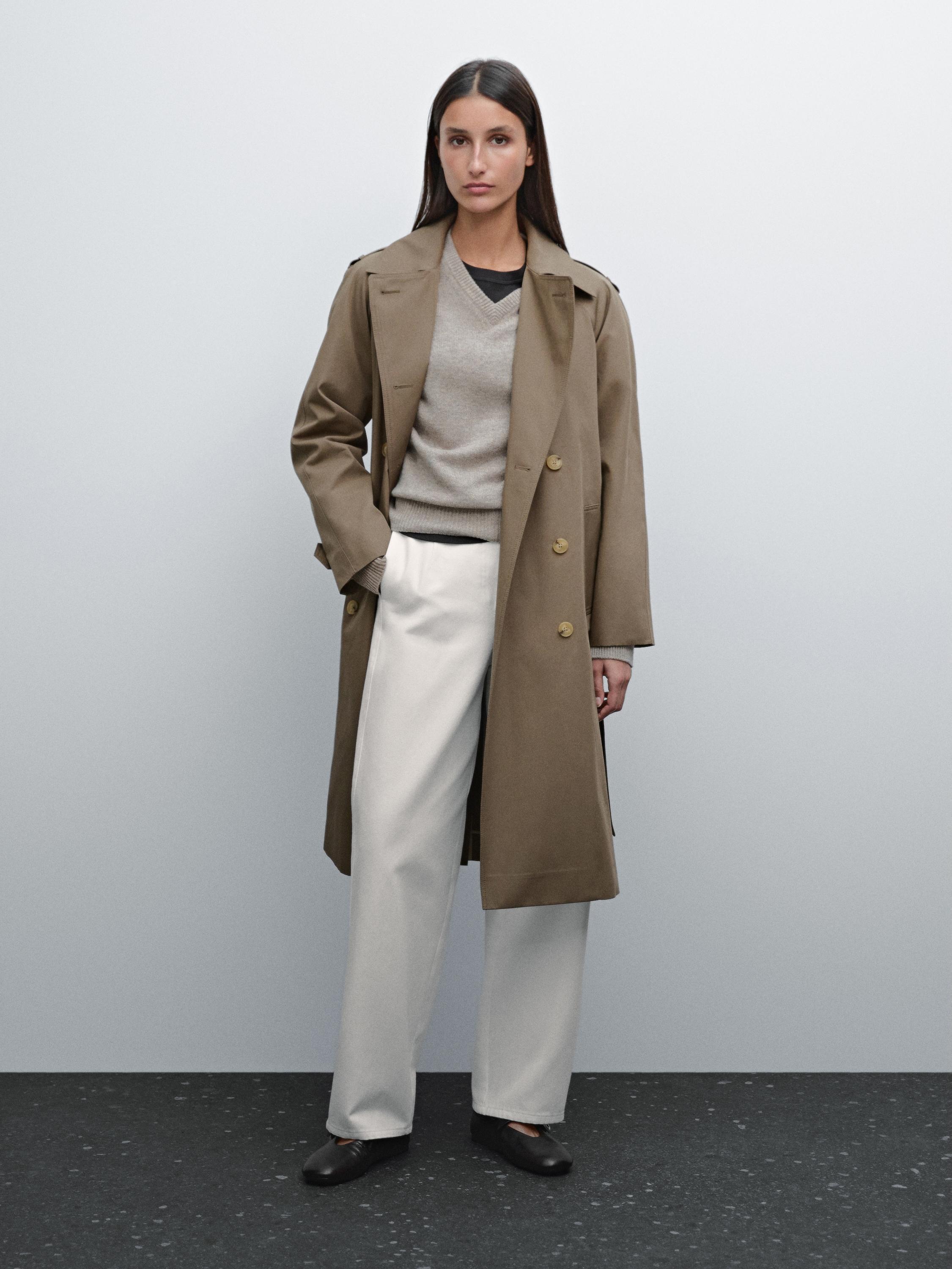 Massimo dutti トレンチコート スプリングコート XS - メルカリ