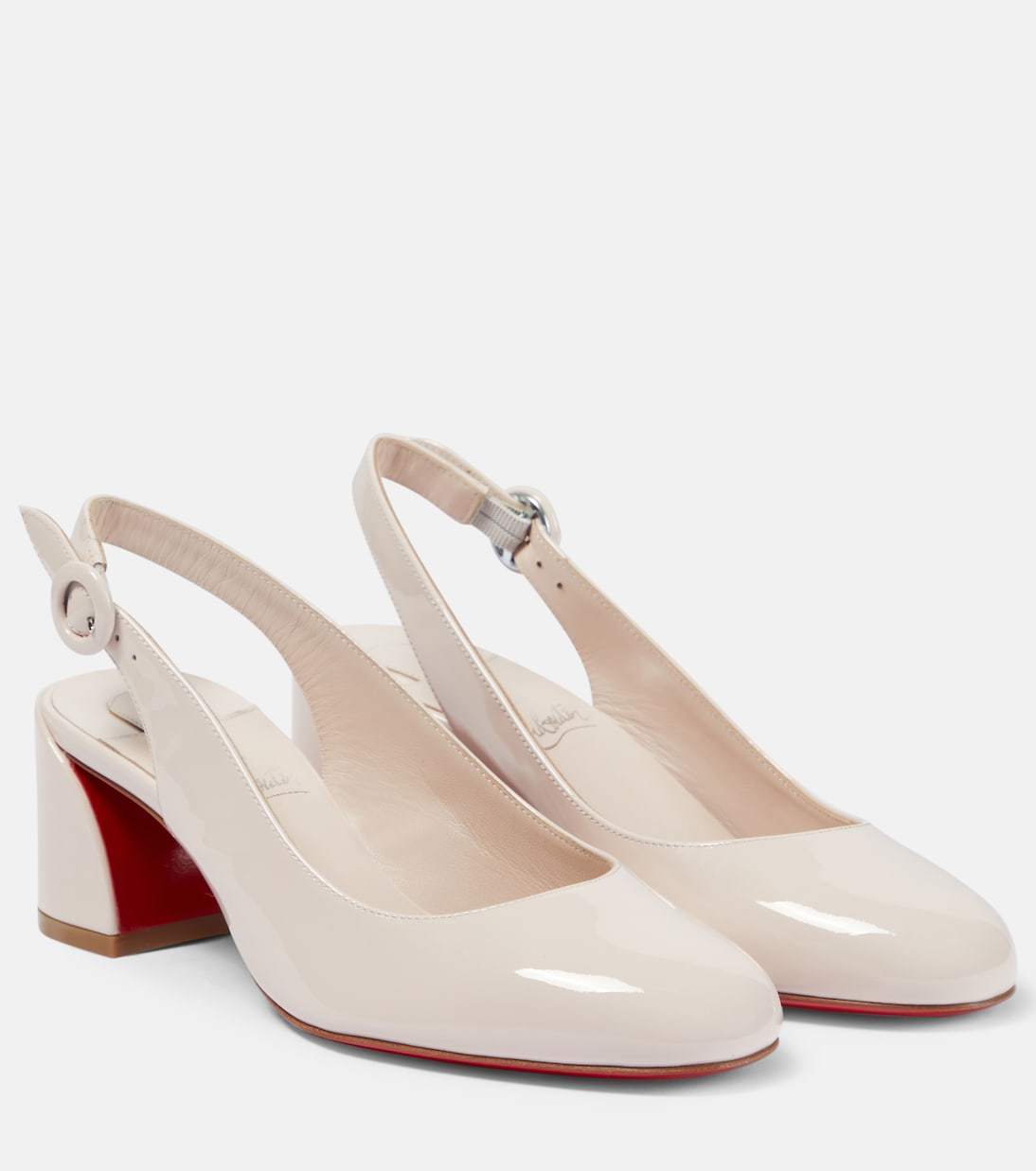 【Christian Louboutin】 So Jane patentレザースリングバックパ