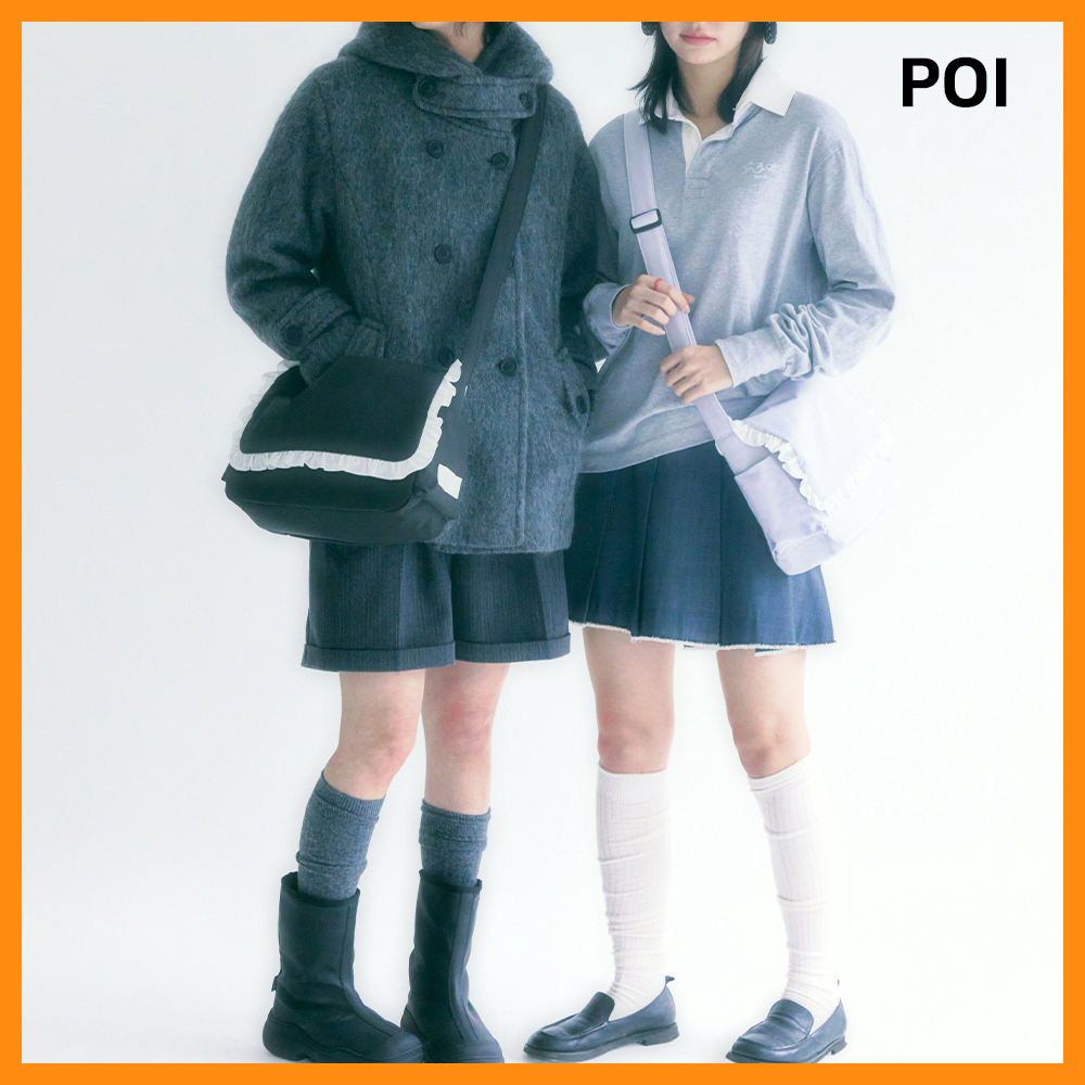 大人気 【POIE】 frill messenger bag ★送料・関税込★