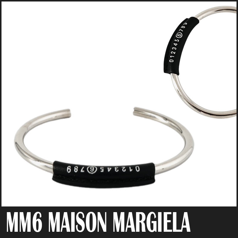 ☆送料関税込☆MM6 Maison Margiela バングル ロゴ ブレスレット