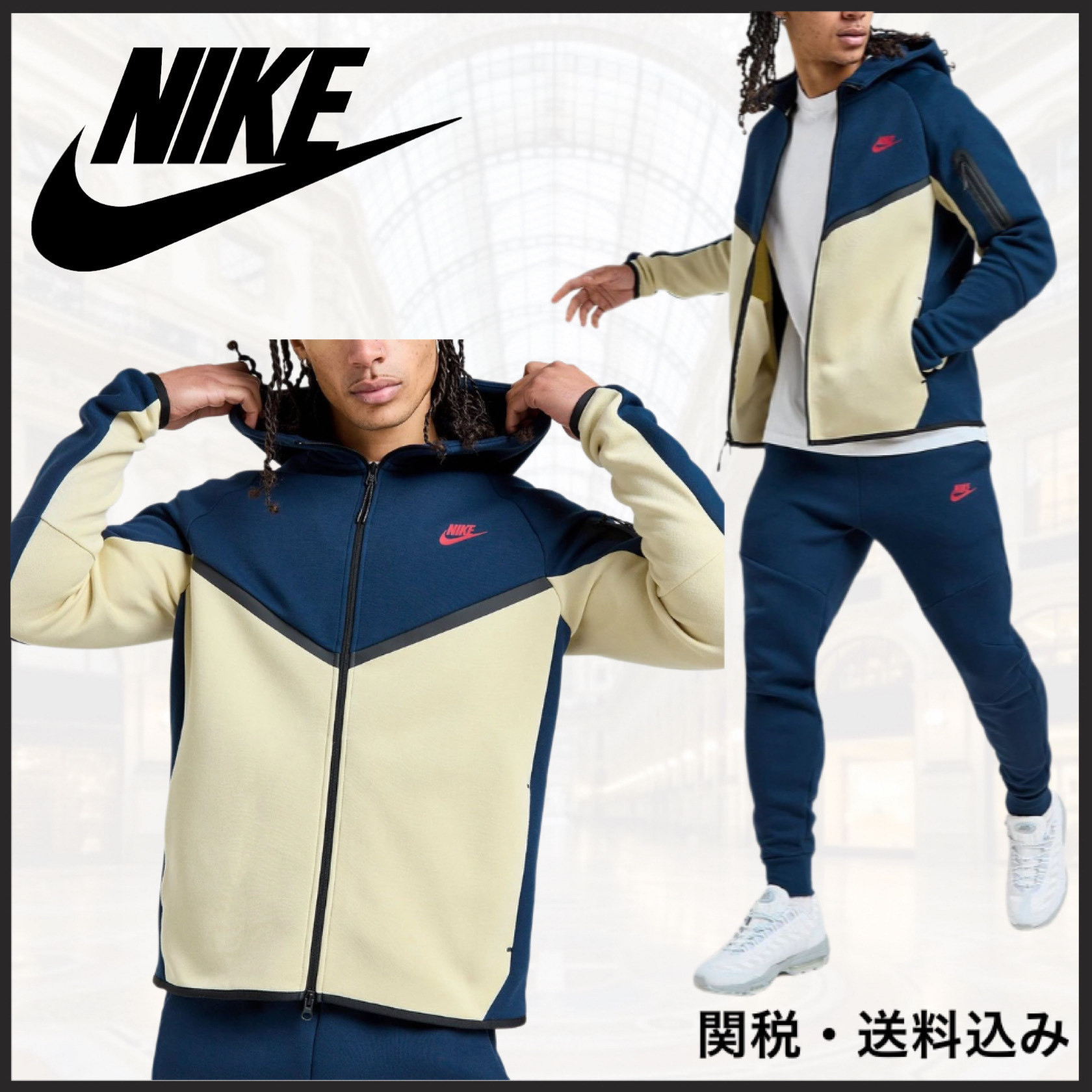 海外限定★Nike★テックフリース フルジップ パーカー 関税込み