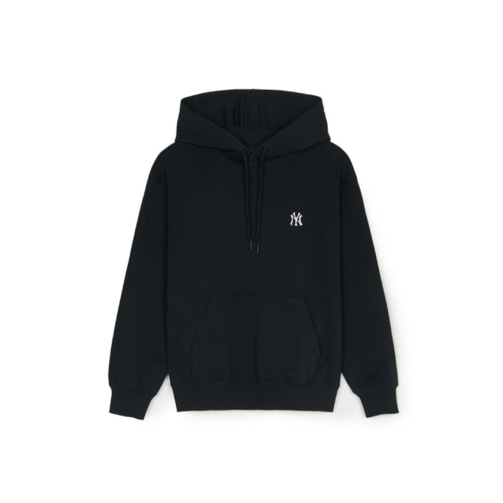 ☆MLB Korea☆ Basic Small Logo Overfit Hoodie NY Black