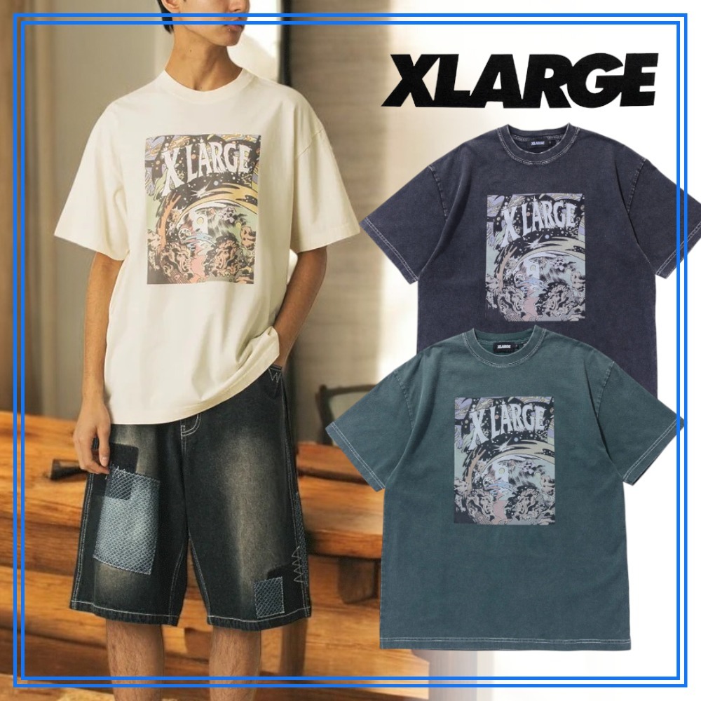 売切れ前に XLARGE COMIC ONE S/S TEE グラフィックデザイン◎