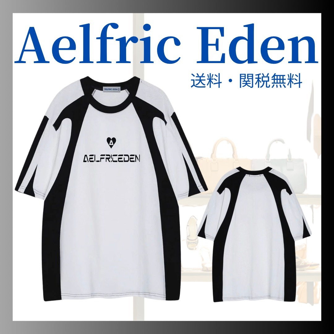 ◆Aelfric Eden ◆セグメンテーション パッチワーク Tシャツ
