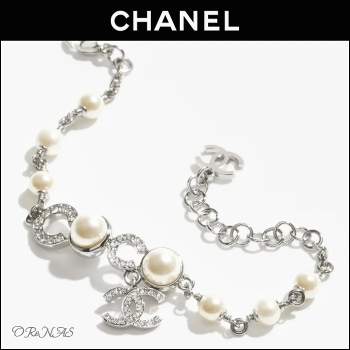 【パールが上品♪】CHANEL☆パール ブレスレット CCマーク