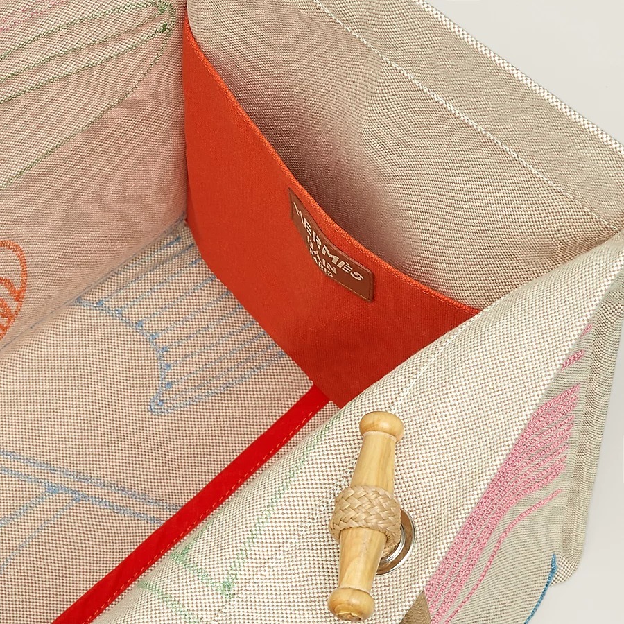 【キャンバス素材☆】HERMES ビーチバッグ 《タラサ》