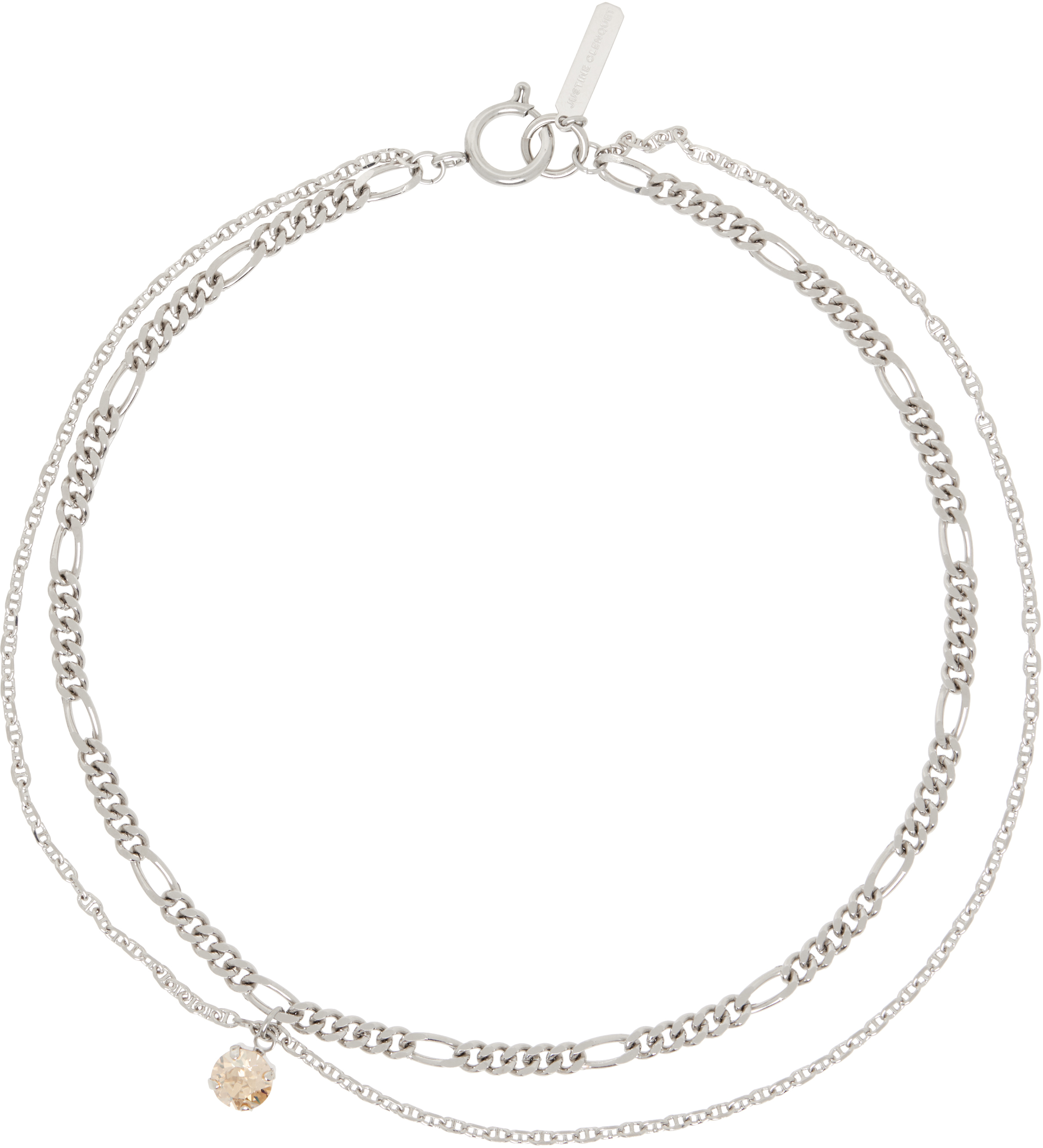 【関税込み】Justine Clenquet シルバー Suzanne ネックレス