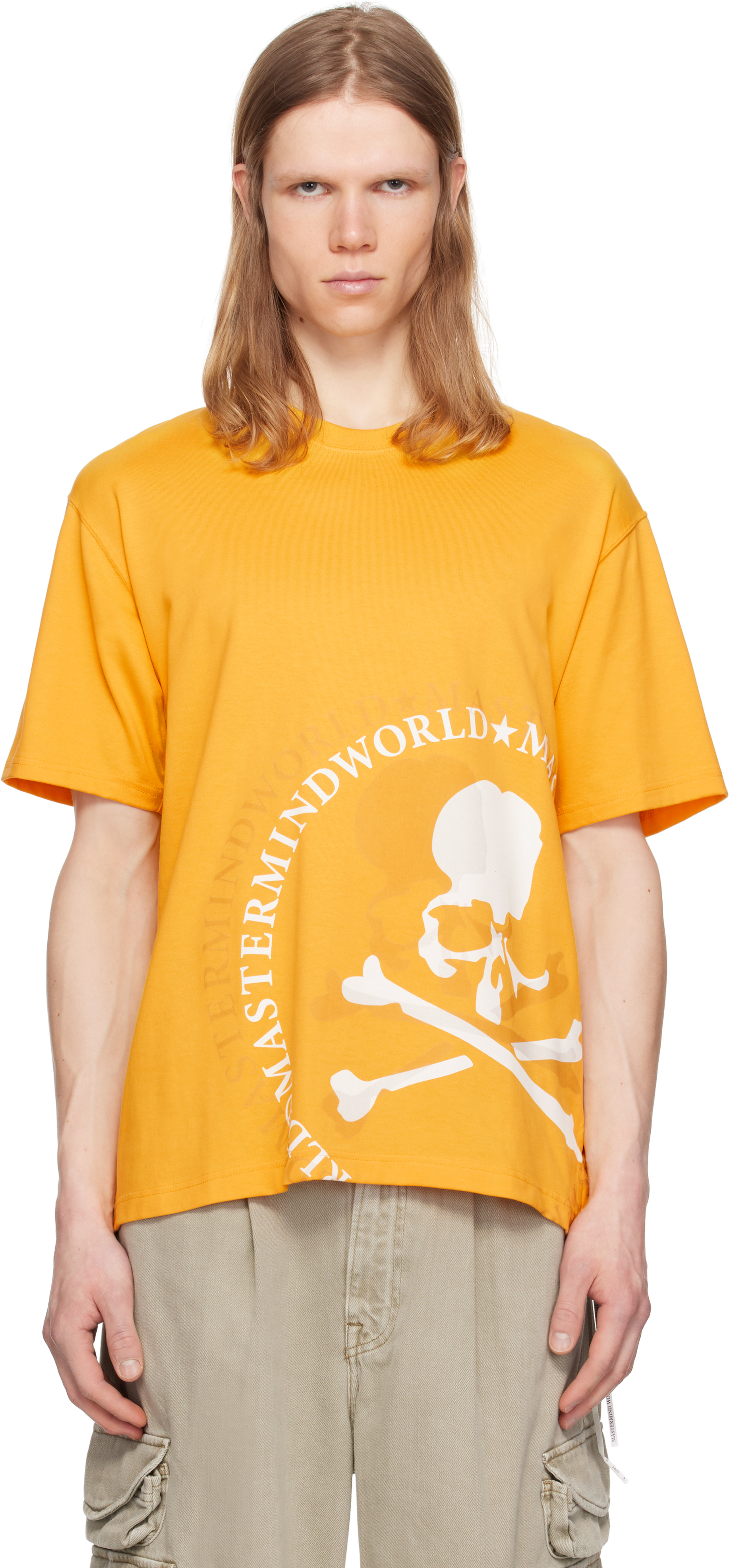 【関税込み】MASTERMIND WORLD イエロー MW Flash Tシャツ