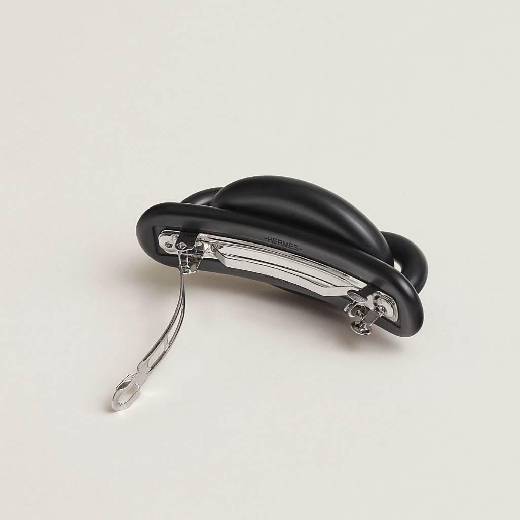 ＊上品＊【HERMES】《トリ・マイヨン》ヘアクリップ バレッタ
