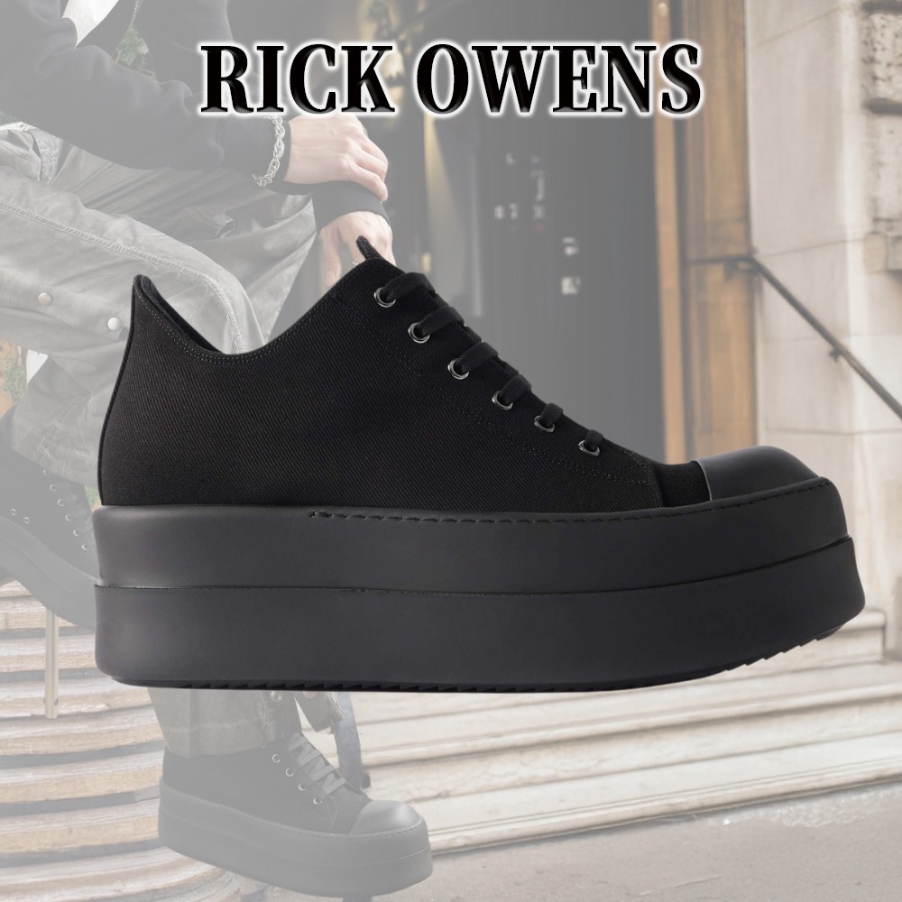 【カジュアルコーデの定番】RICK OWENS デニム スニーカー