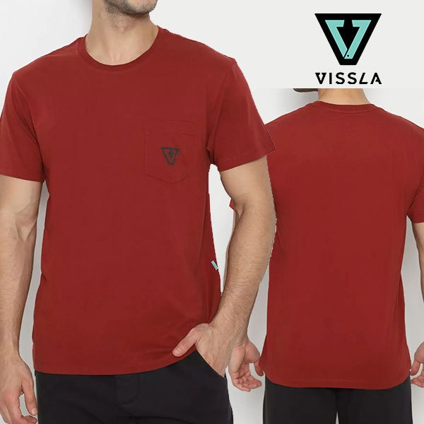 VISSLA☆ESTABLISHED PREMIUM ORGANIC PKT TEE 半袖 Tシャツ