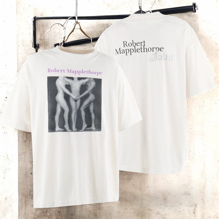 SAINT MICHAEL セントマイケル EMBRACE 半袖 ロゴ Tシャツ