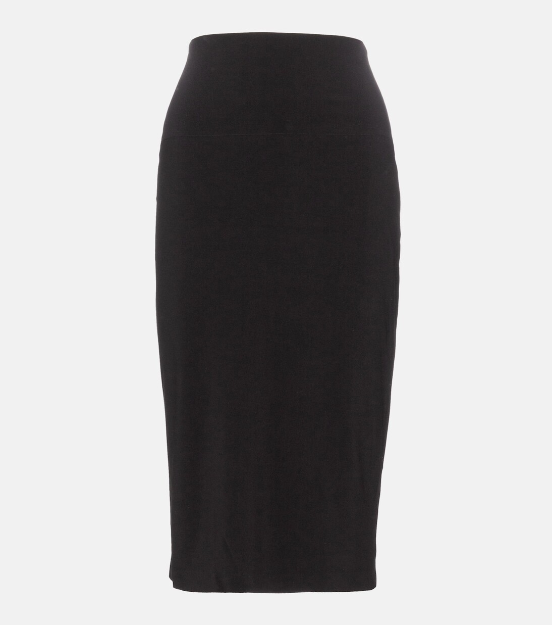 【Norma Kamali】 High-rise stretch-jerseyミディスカート