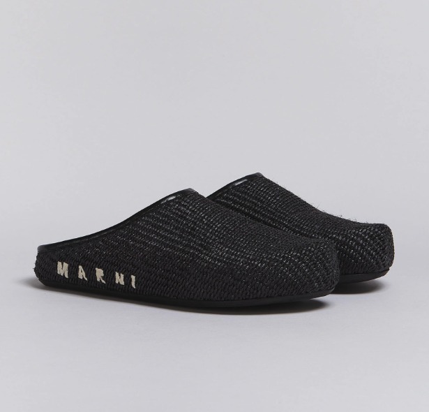 MARNI 靴 シューズ サンダル スリッパ ロゴ ミュール ウーブン