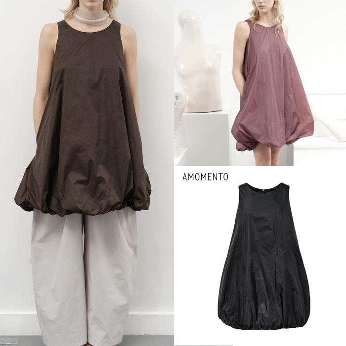 AMOMENTO★NYLON VOLUME MINI DRESS