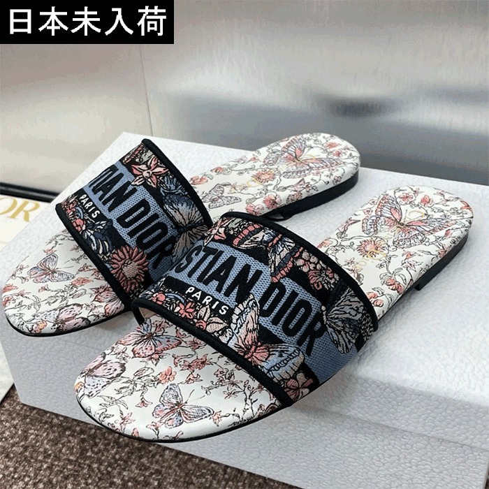 【日本未入荷☆刺しゅうが美しい☆】Dior ミュール・ドウェイ