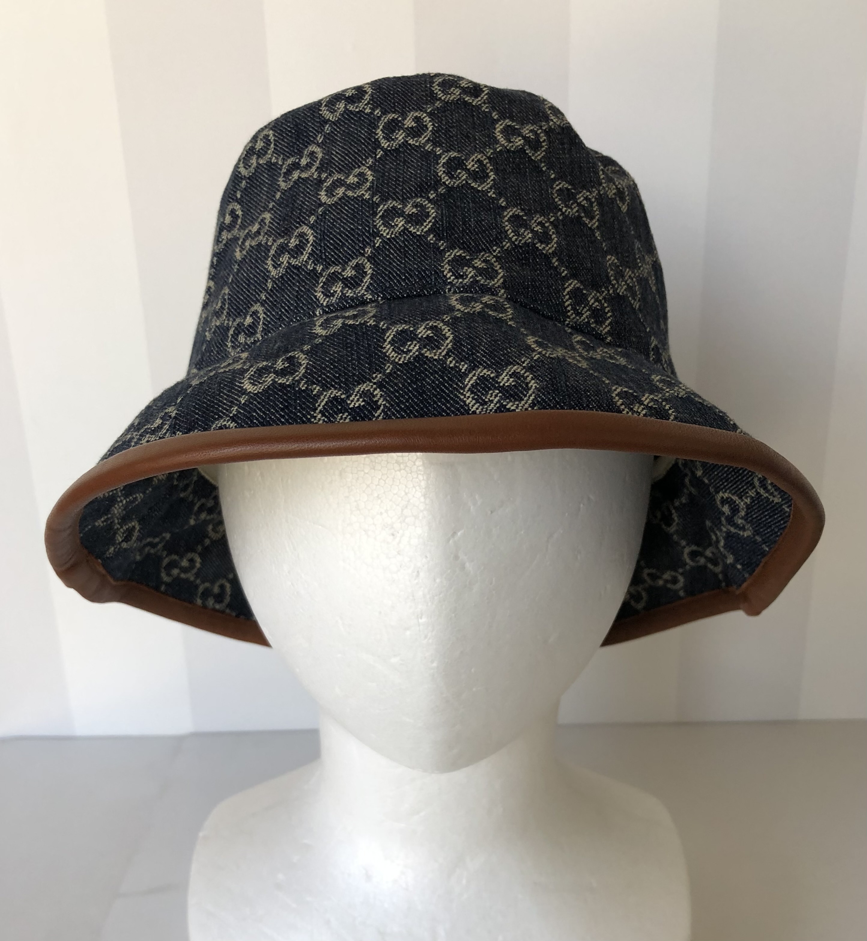 【GUCCI】 GGジャガード デニム バケットハット 確保済&国内即発