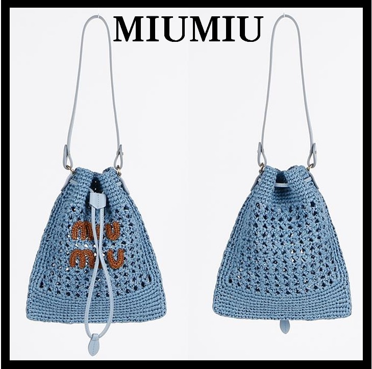 ★関税込★MIUMIU★カゴバック 巾着バッグ ミニバッグ★