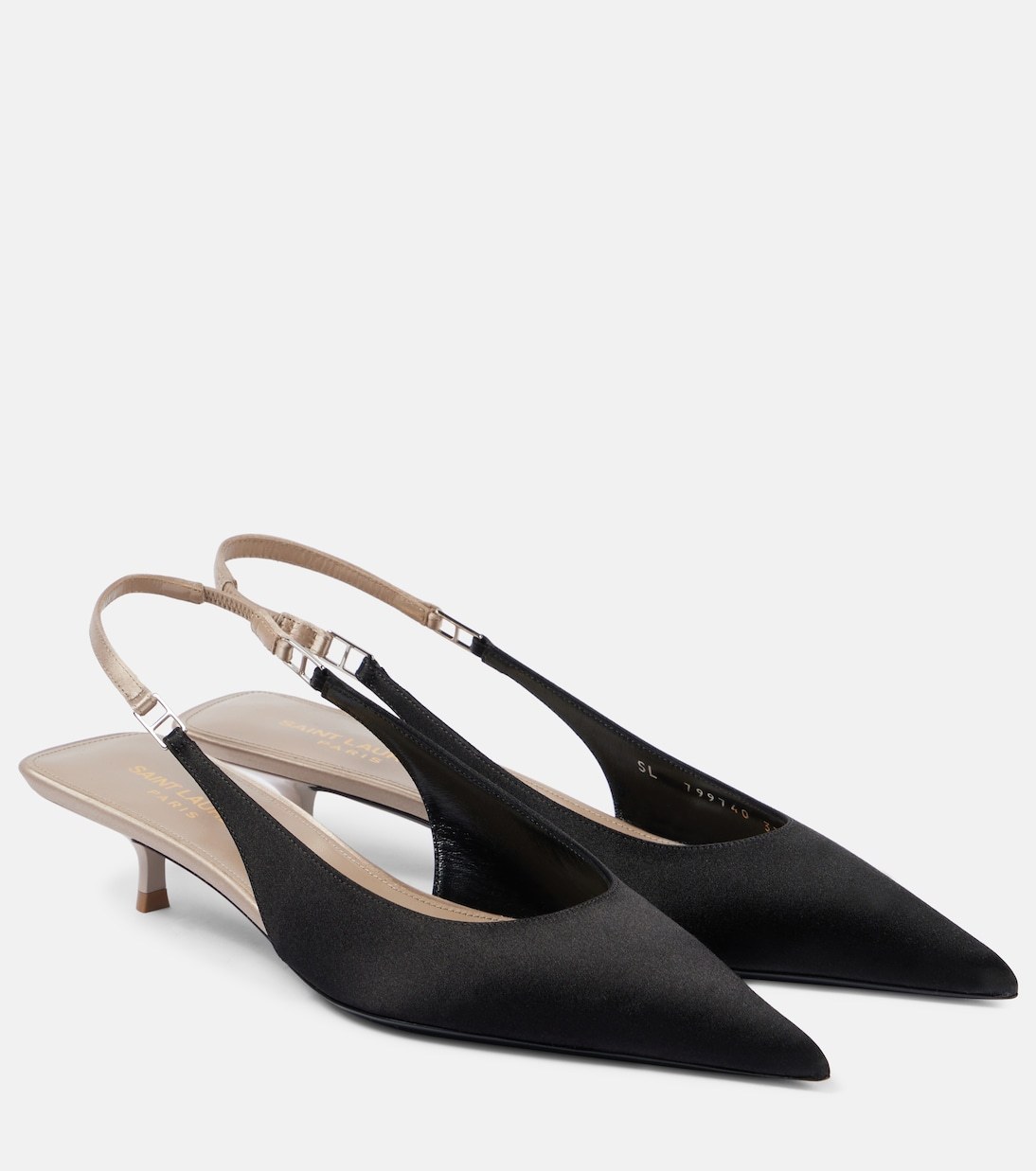 【Saint Laurent】 Cherish 30サテンクレープスリングバックパン