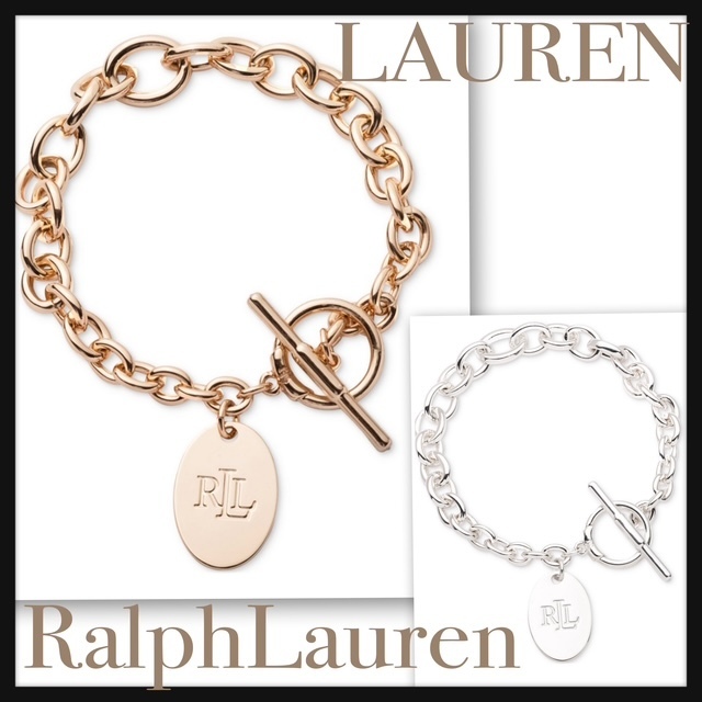 Ralph Lauren★ロゴチャーム・チェーンリンク・ブレスレット