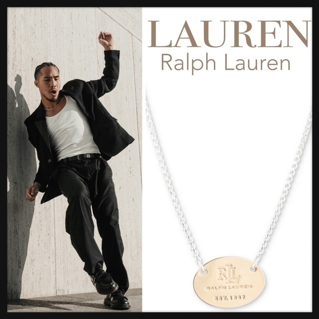 NEW★Ralph Lauren★ロゴディスク・ネックレス