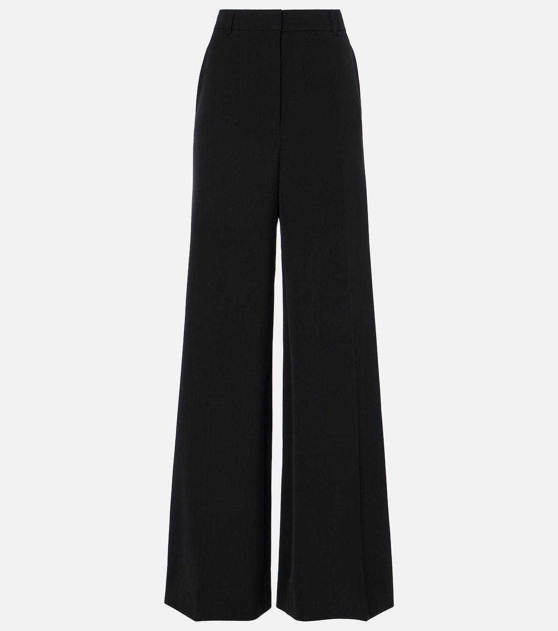 【Stella McCartney】 High-riseウールブレンドワイドレッグパン