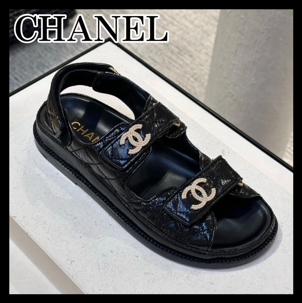 《どんなコーデも上品に決まる♪》25S限定★CHANEL サンダル