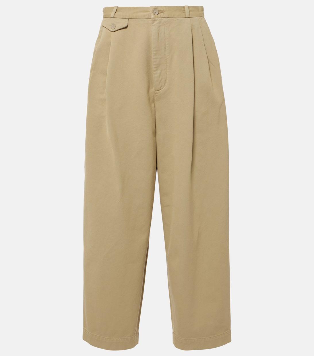 【Agolde】 Beckerワイドレッグコットンツイル chinos