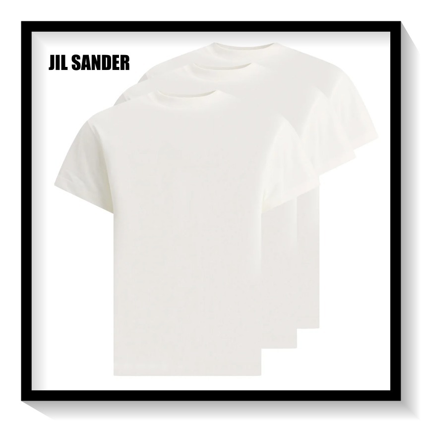 ★JIL SANDER★ ロゴＴシャツ 半袖 ♪白♪