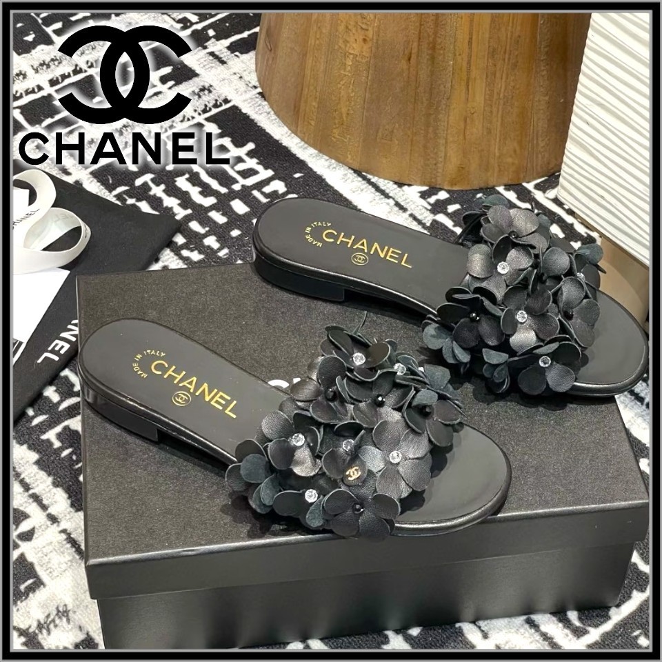 大人可愛いデザイン♪【CHANEL】ミュール