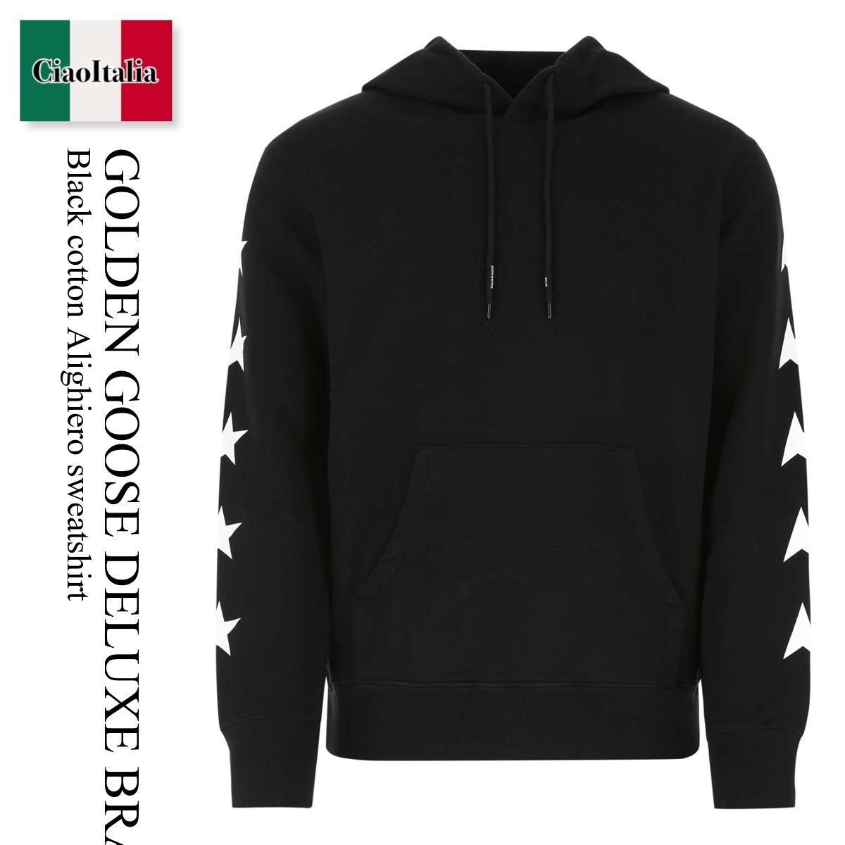 パーカー・フーディ Golden Goose Deluxe Brand Black Cotton Alighiero Sweatshirt