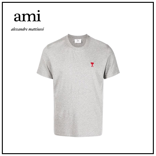 ★【AMI】 ハートロゴ半袖Tシャツ★BFUTS001 724 055★