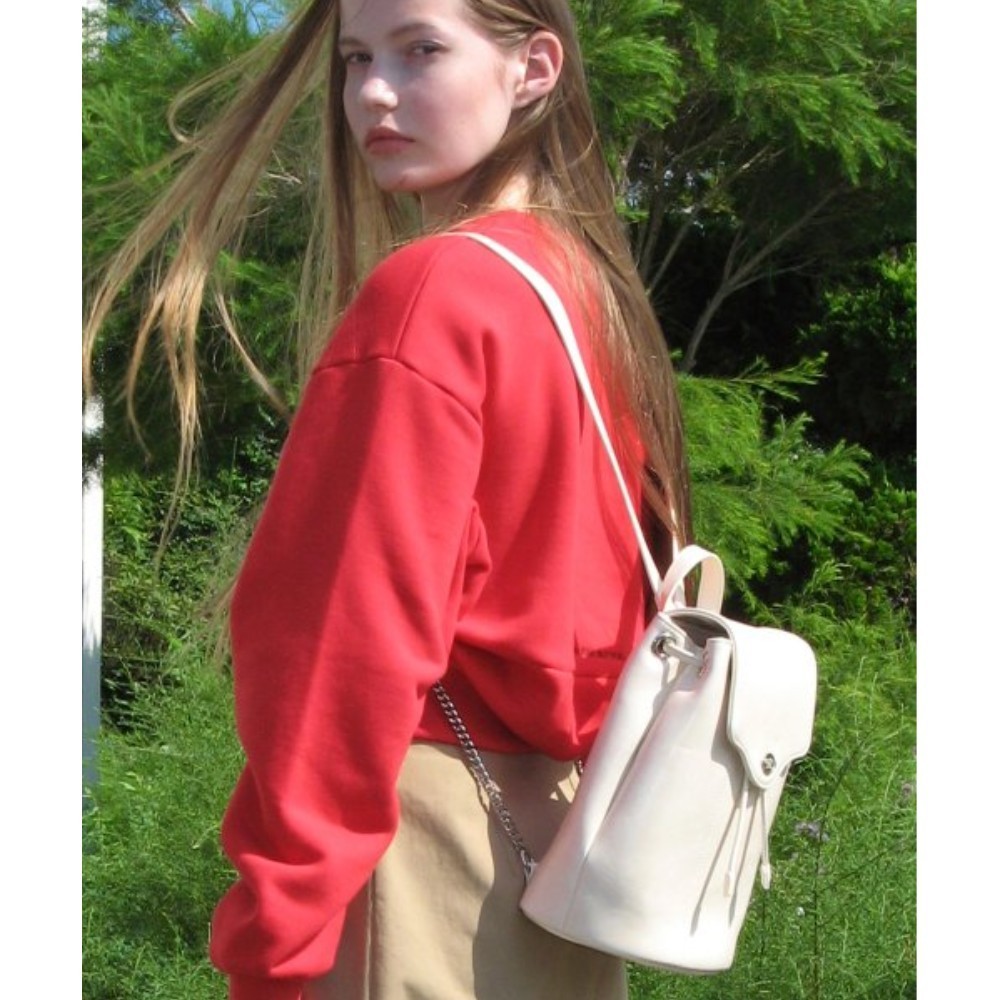 ★SOMEWHERE BUTTER.★ fle backpack cream B23BA014100AF