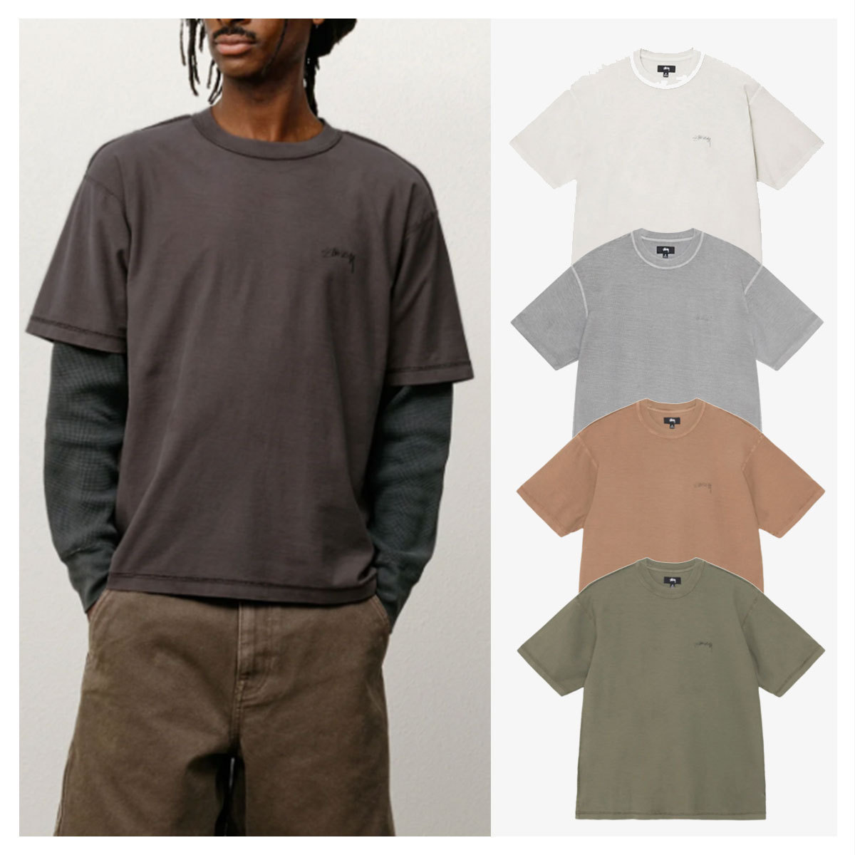 Tシャツ・カットソー STUSSY LAZY TEE 5FT808